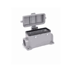 Embase en saillie 16B, Aluminium moulé sous pression, Alliage de zinc moulé, IP65, Sortie horizontale, M25